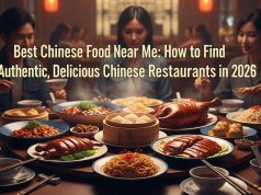 Best Chinese Food Near Me: How to Find Authentic, Delicious Chinese Restaurants in 2026 popular-Chinese-dishes-including-Peking-Duck-and-Dim-Sum-on-a-table-with-warm-lighting.