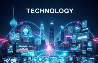 The Complete Guide to Training, Costs, Salary, and Careers in 2026 Futuristic technology scene with smart devices, AI elements, laptops, smartphones, and digital innovation background representing modern technology