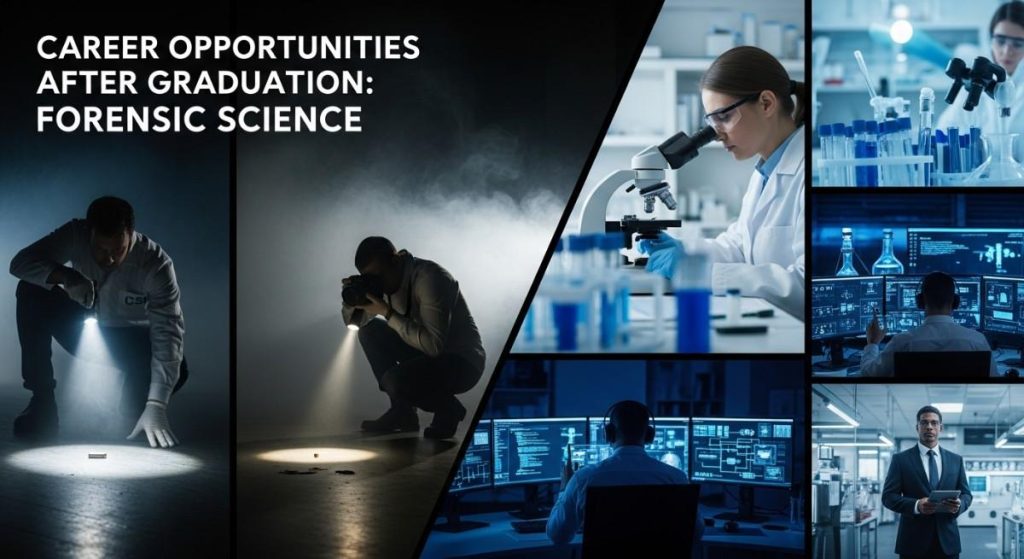  While many people immediately think of crime scene investigators, the field extends far beyond television stereotypes.