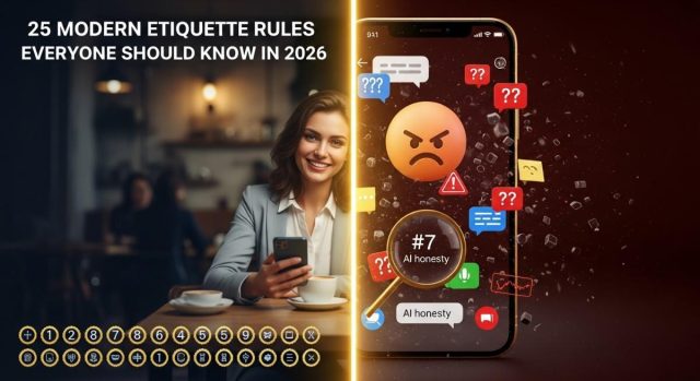 Modern Etiquette 2026: 25 Rules Your Parents Never Taught You