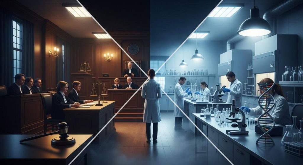 A forensic science degree is unique because it combines two completely different worlds into one educational experience.