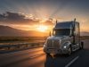 Truck Driving School Near Me: How to Choose the Best CDL Training Program in 2026 Modern semi-truck on highway at sunset with professional driver, truck driving school career concept