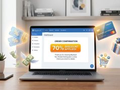 Bluehost Coupons: How to Find the Best Deals, Save Money, and Get Affordable Web Hosting in 2026 Bluehost laptop with 70% discount badge, floating coupons and credit card, web hosting deals concept